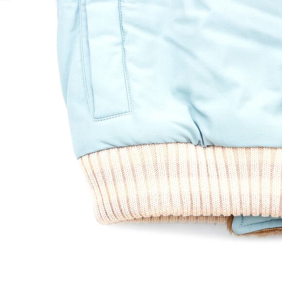 Authentic CHANEL Vintage Sports Line Bomber Jacket 2001 Shawl Blue Ski Snow - Picture 6 of 12